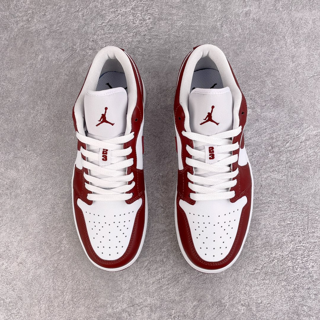Air Jordan 1 Low Team Red AJ1 深酒红 板鞋 休闲鞋 女鞋 男鞋 DC0774-116