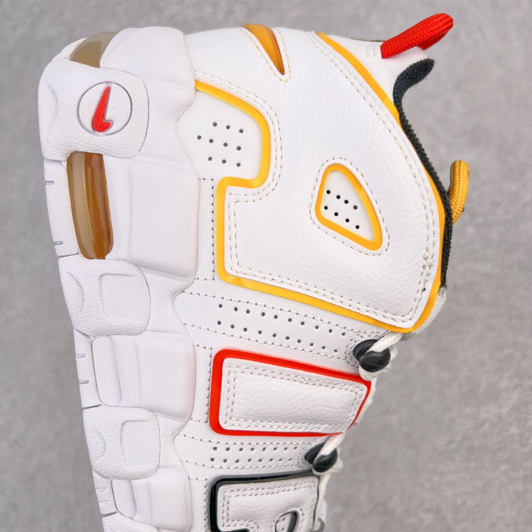 新版 Nike Air More Uptempo Rayguns 皮蓬 外星人 白蓝黄 低筒 篮球鞋 男鞋 女鞋 DD9223-100