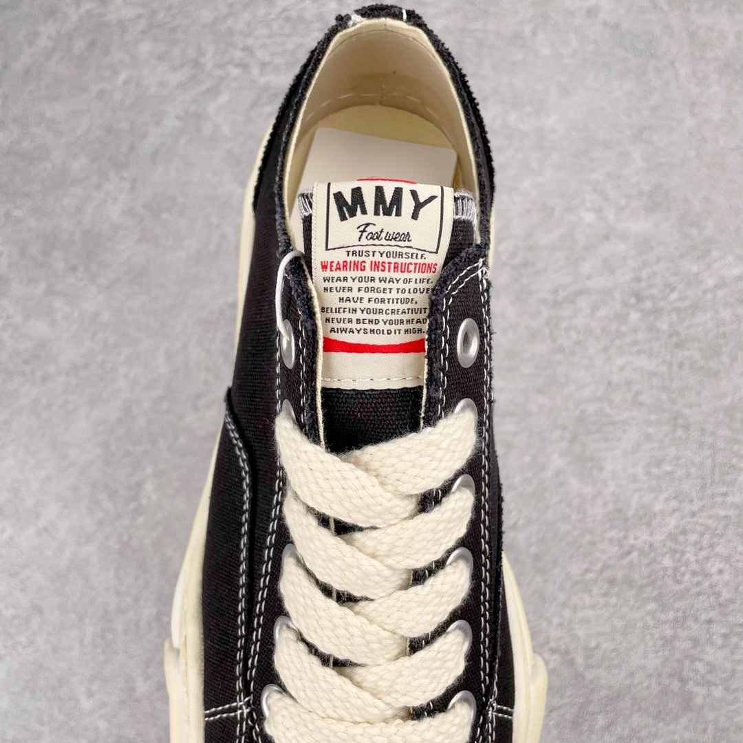 MIHARA YASUHIRO Original MMY 三原康裕 黑色 做旧 低筒 溶胶鞋 帆布鞋 板鞋 休闲鞋 增高鞋 男鞋 女鞋 