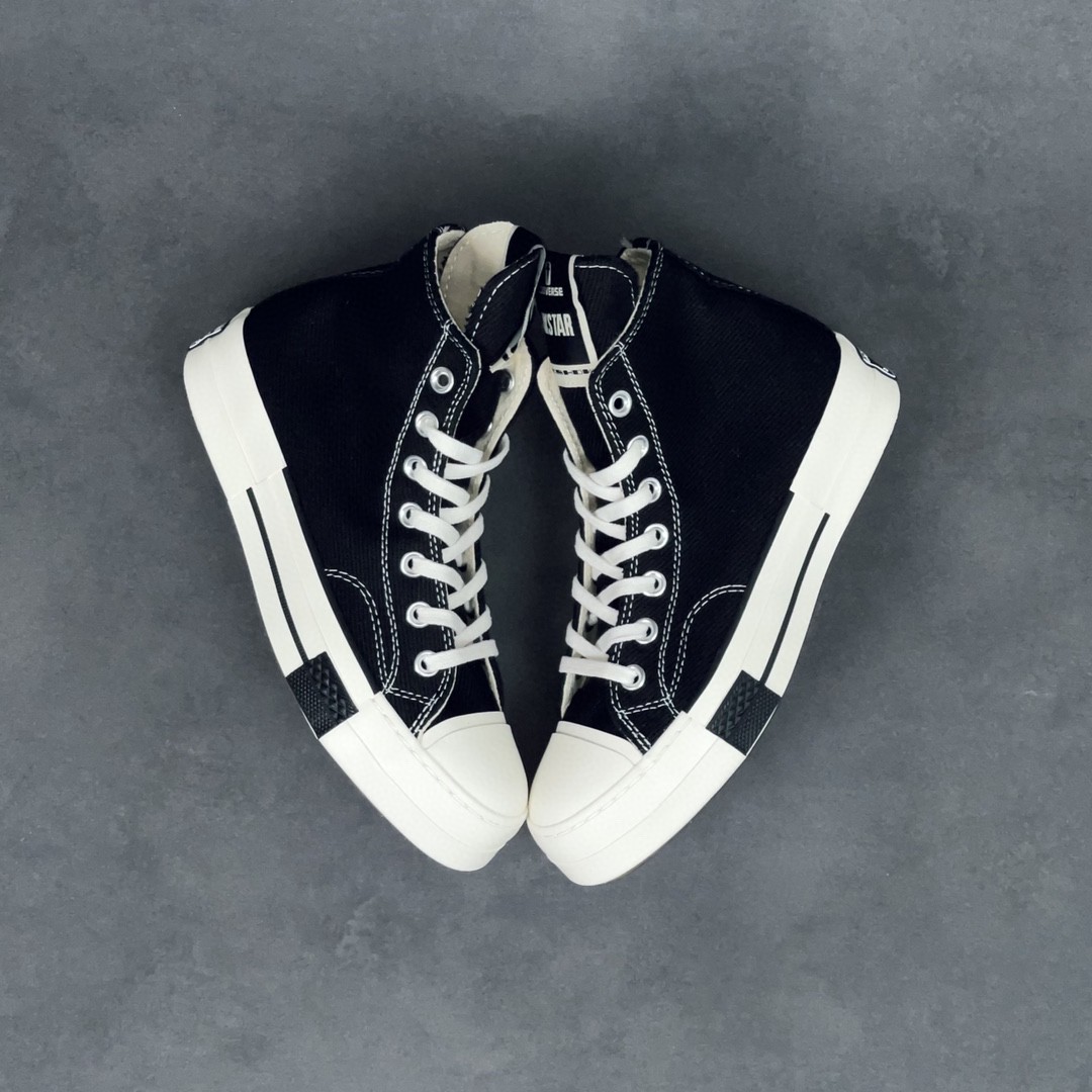 Rick Owens DRKSHDW Converse Chuck Taylor ALL Star 1970S High 黑色 高筒 板鞋 休闲鞋 帆布鞋 男鞋 女鞋 A00130C