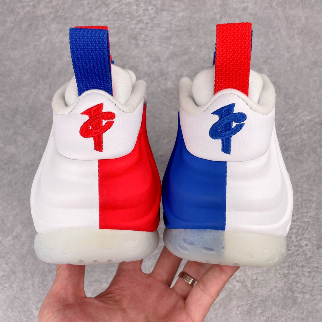 NIKE Air Foamposite One USA Vandalized 美国喷 红蓝鸳鸯 喷泡 篮球鞋 男鞋 碳板 AA3963-102