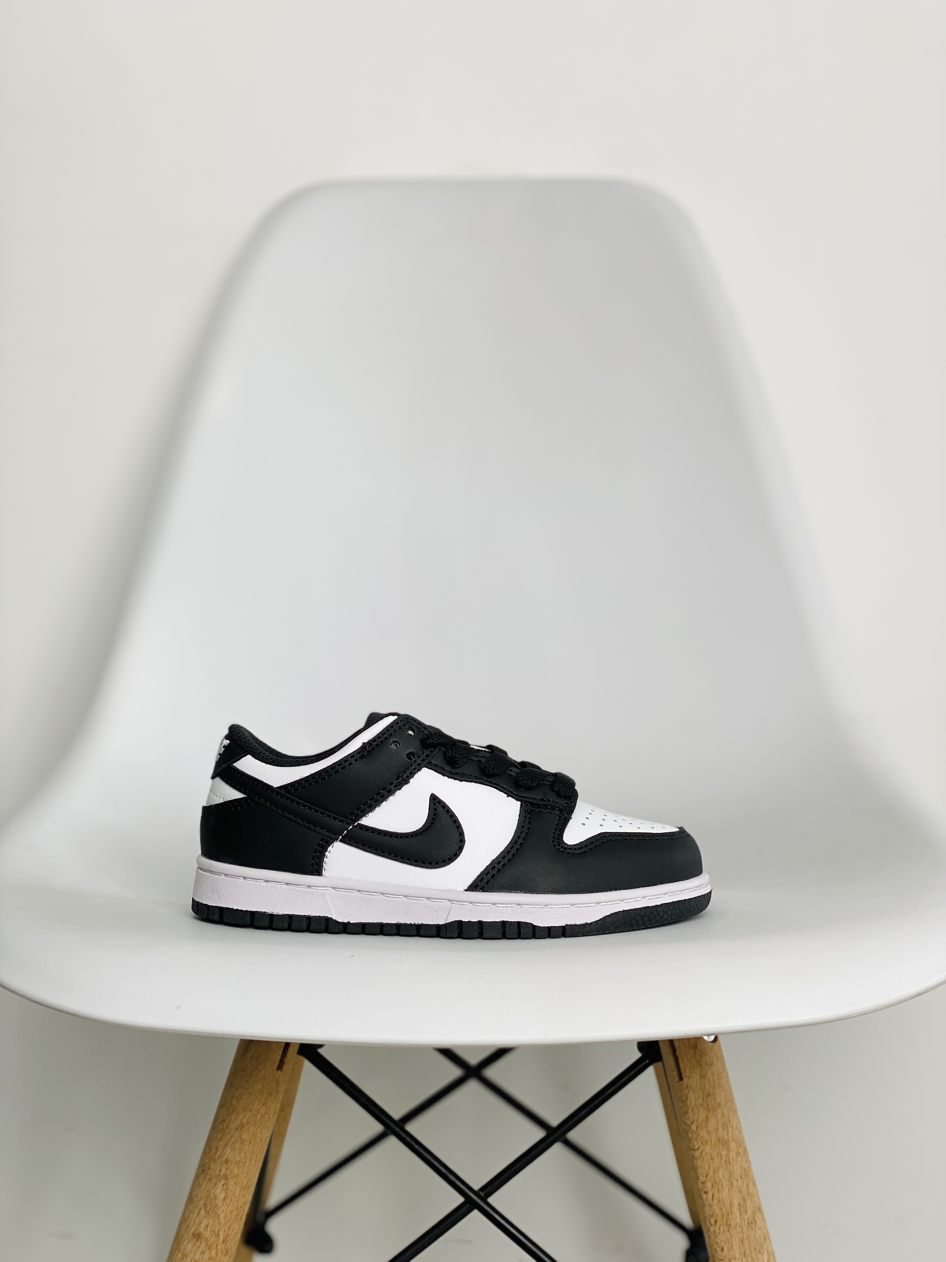 童鞋 dunk Low Retro Black 黑白熊猫 低筒 复古板鞋 休闲鞋 男鞋 女鞋  CW1588-100