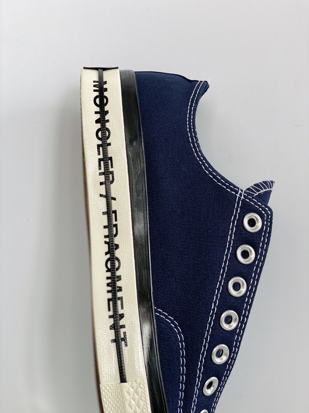 Fragment Design x Moncler x Converse Chuck Taylor All Star 1970s 联名 蓝色 低筒 帆布鞋 板鞋 休闲鞋  男鞋 女鞋 172323C