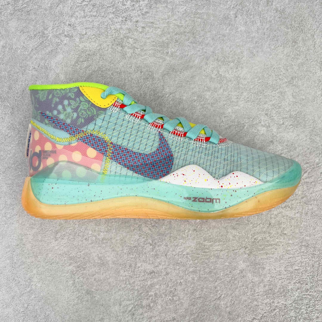 Zoom KD 12 EYBL 糖果色 杜兰特 高筒 减震防滑 实战鞋 篮球鞋 运动鞋 男鞋 CK1195-300