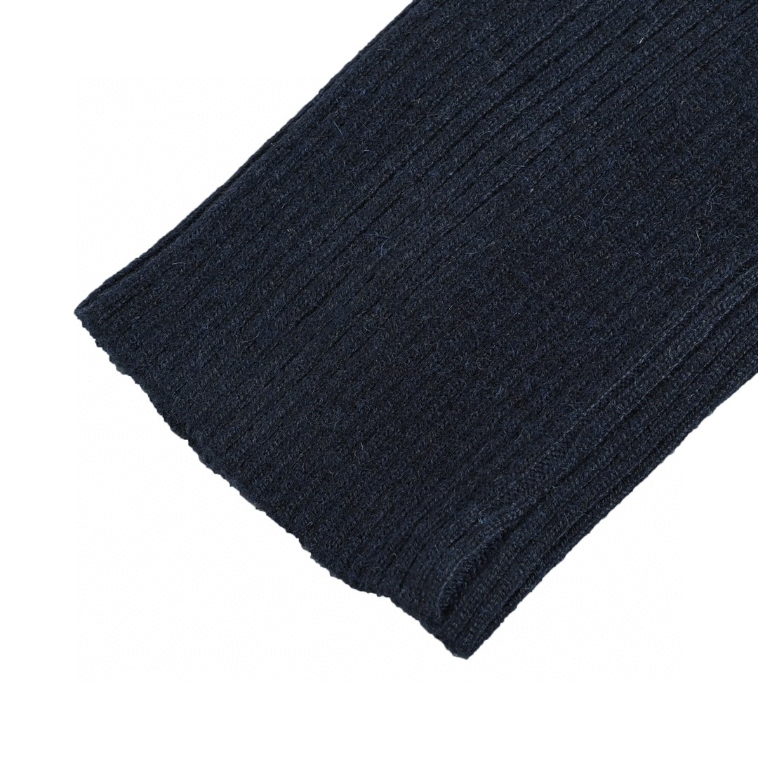 Thom Browne 经典四杠圆领羊毛衫 藏青色 套头 毛衣 长袖 秋冬款 男女同款 