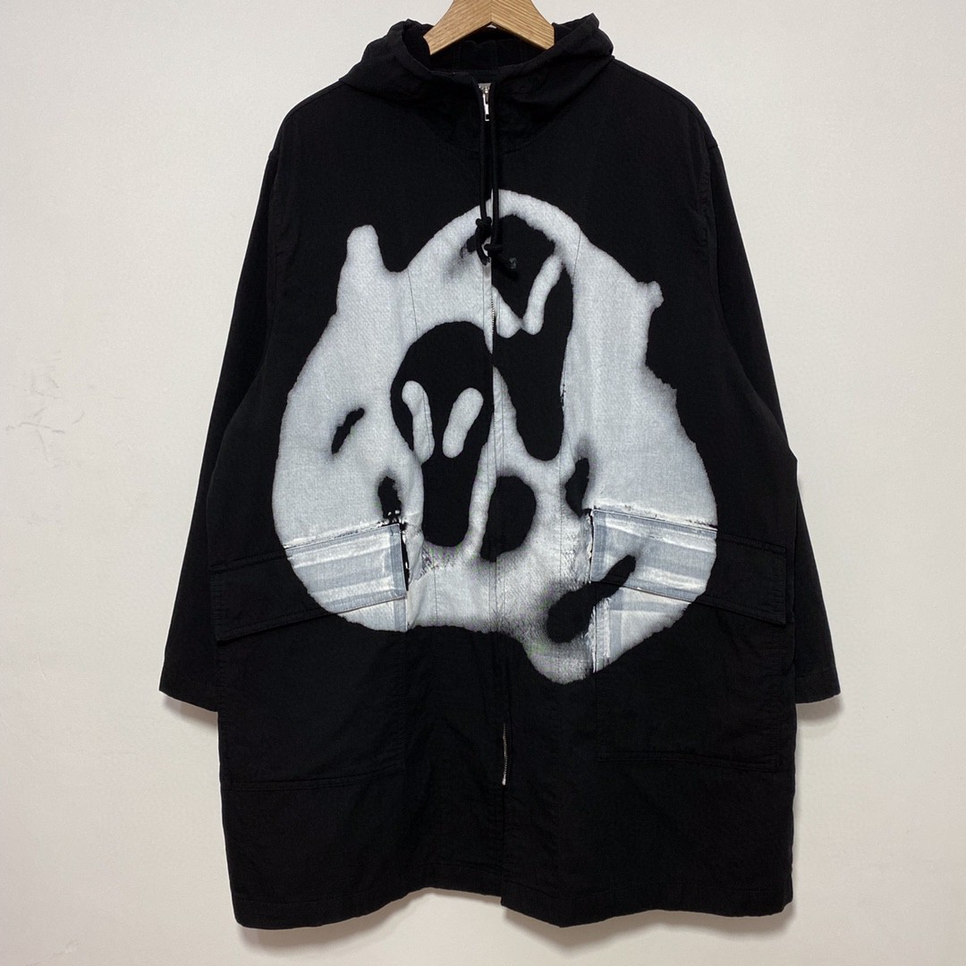 [Copy]Supreme FW20 Week 4Supreme Yohji Yamamoto 山本耀司联名款背后双 Logo 黑色 连帽长款风衣 夹克 外套 男女同款 SUP-FW20-103