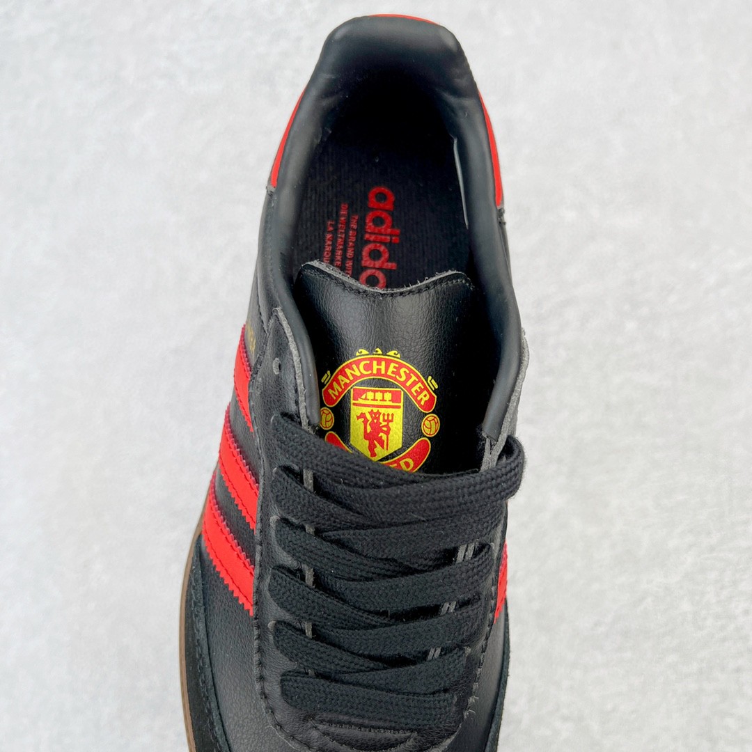 Adidas Originals Samba Team 黑红 低筒 复古板鞋 休闲鞋 男鞋 女鞋  HQ7030