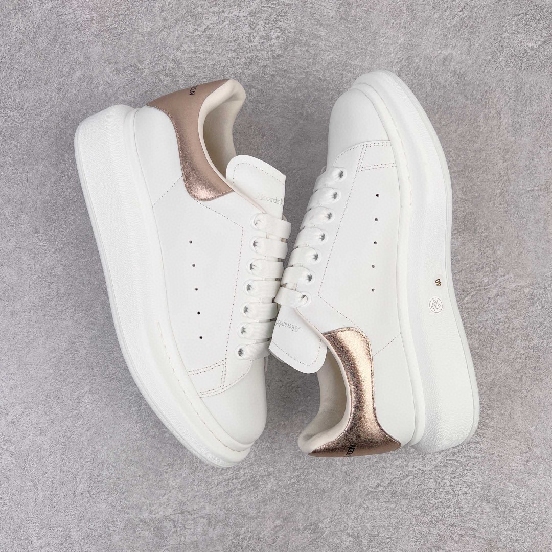 Alexander McQueen 麦昆 白色 金属尾 低筒 板鞋 休闲鞋 厚底鞋 增高鞋 男鞋 女鞋 553680WHNBG9075