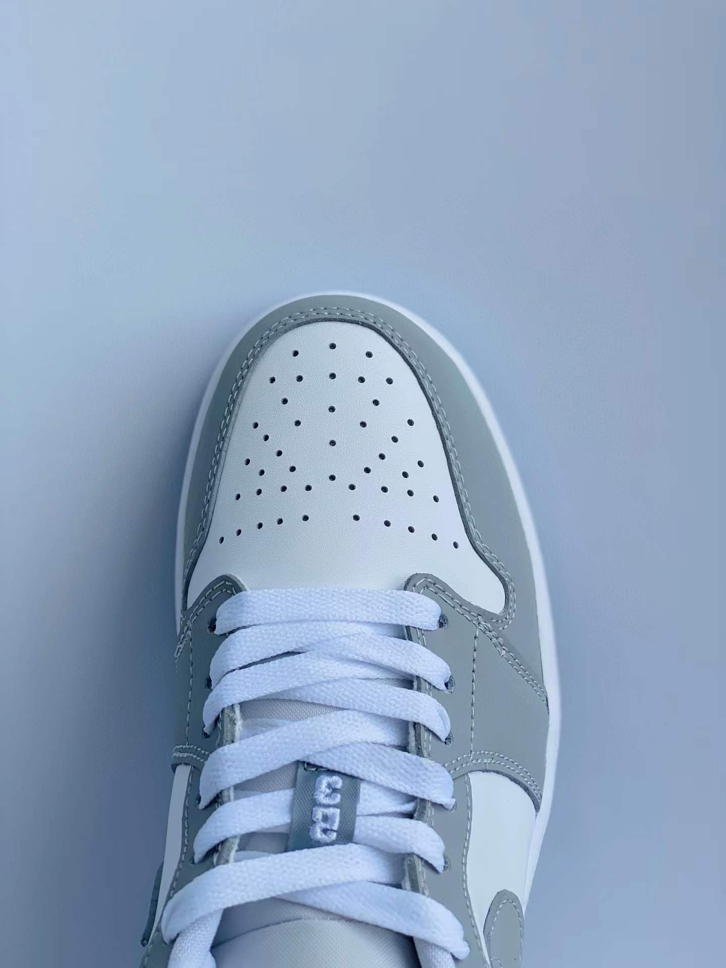 Air Jordan 1 Low AJ1 低筒 小迪奥 Dior 灰白 休閒鞋 板鞋 男鞋 女鞋 訂製 DC0774-105