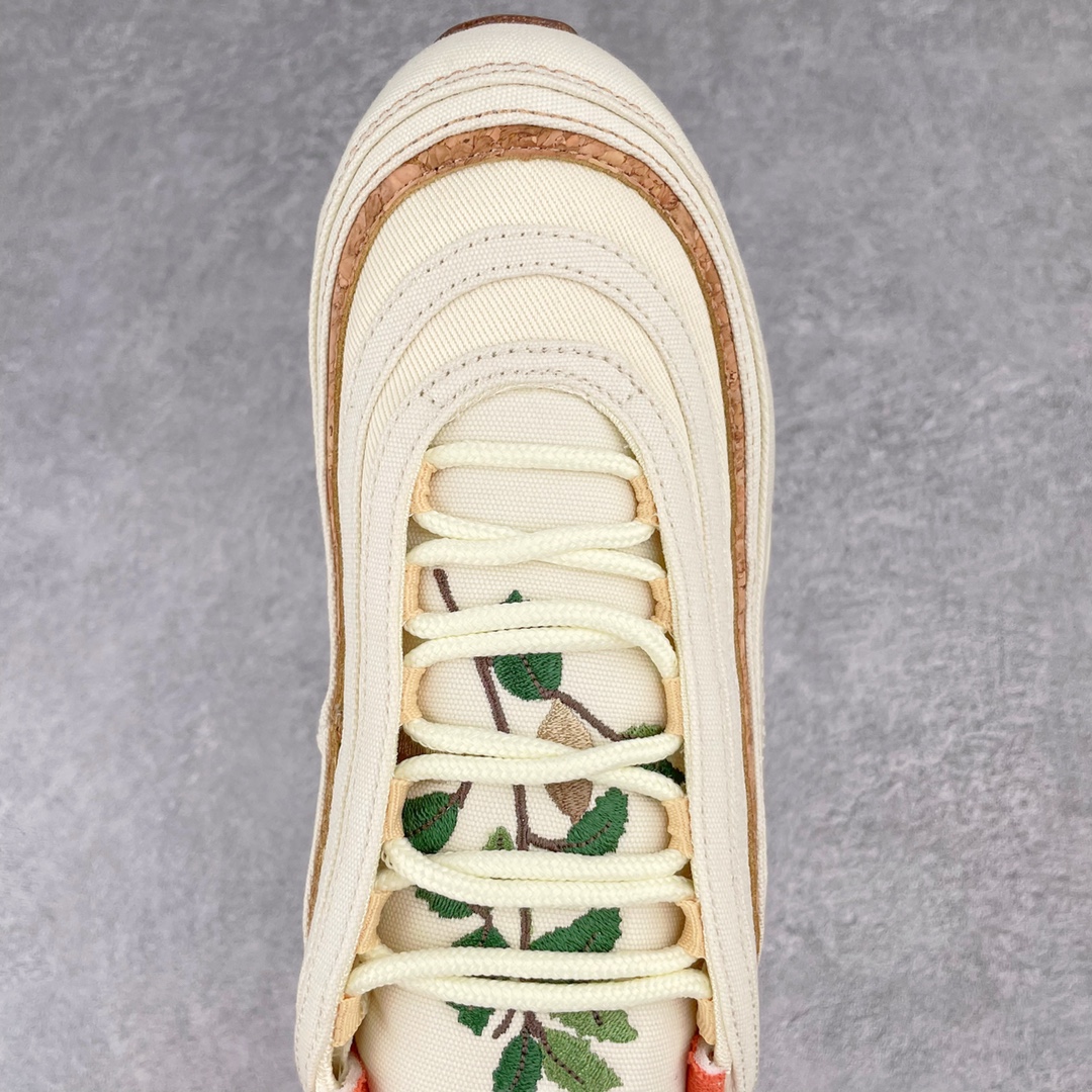 Air Max 97 Cork 米白 软木塞 植物刺绣 低筒 休闲鞋 板鞋 男鞋 女鞋 DC3986-100