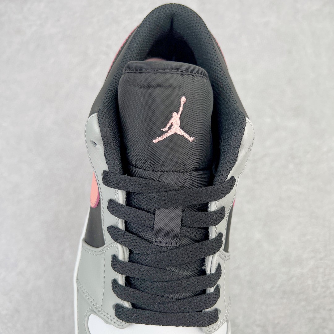 Air Jordan 1 Low AJ1 白黑粉 板鞋 休闲鞋 女鞋 男鞋 553558-062