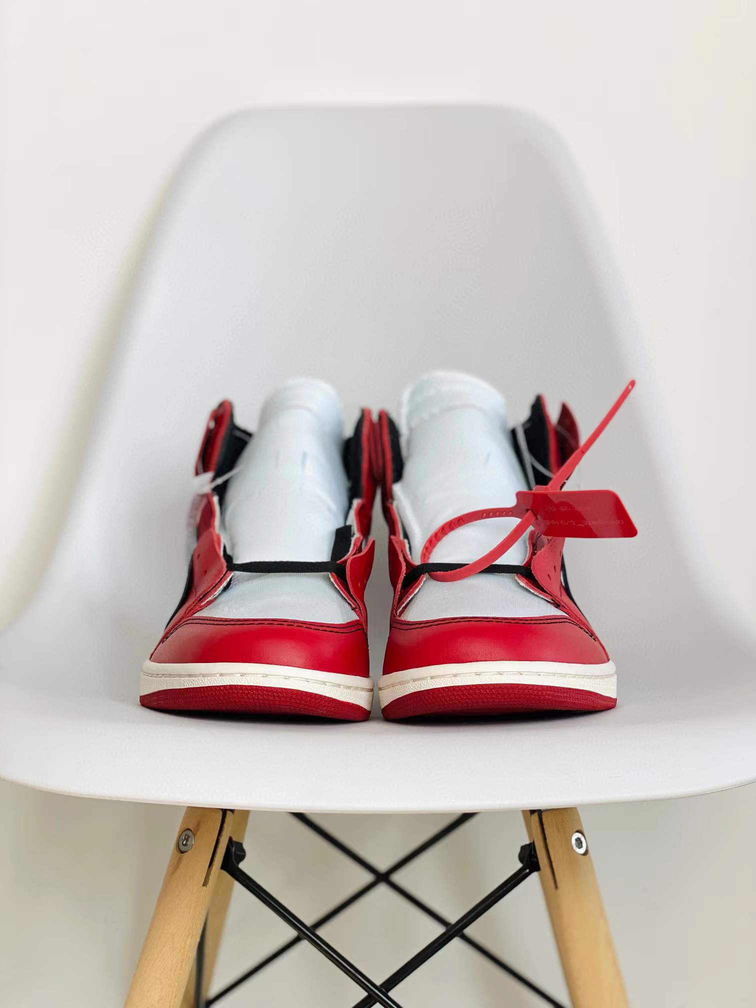 OFF-White Air Jordan 1 AJ1 Retro The Ten Chicago 芝加哥 白紅 聯名 篮球鞋 高筒 休闲鞋 男鞋 板鞋 AA3834-101