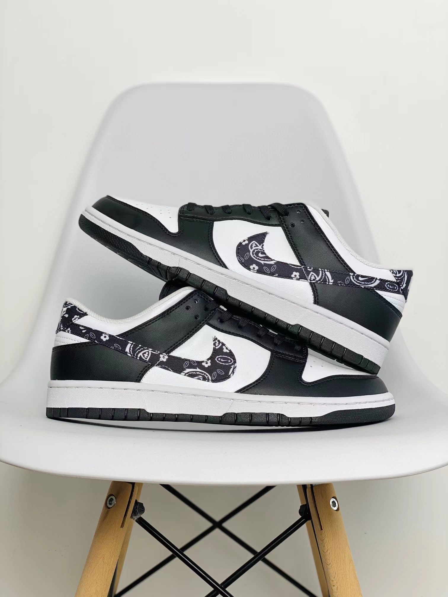  dunk Low ESS Black Paisley 黑白 腰果花  低筒 复古板鞋 休闲鞋 男鞋 女鞋 DH4401-100