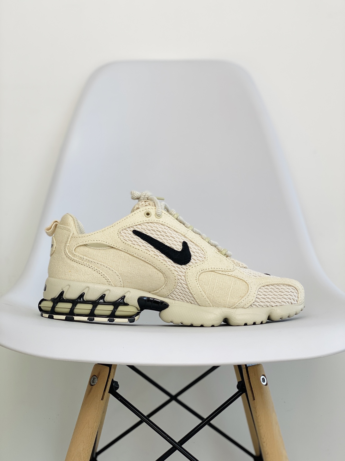 Stussy x Nike Air Zoom Spiridon CG 2 沙漠黄 减震厚底 运动鞋 休闲鞋 板鞋 男鞋 女鞋 CQ5486-200