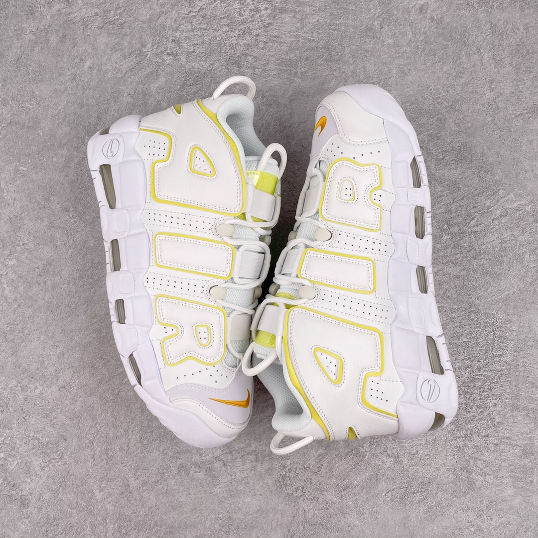 Air More Uptempo Light Citron 白黄  男鞋 女鞋 休闲鞋 板鞋 篮球鞋   DM3035-100