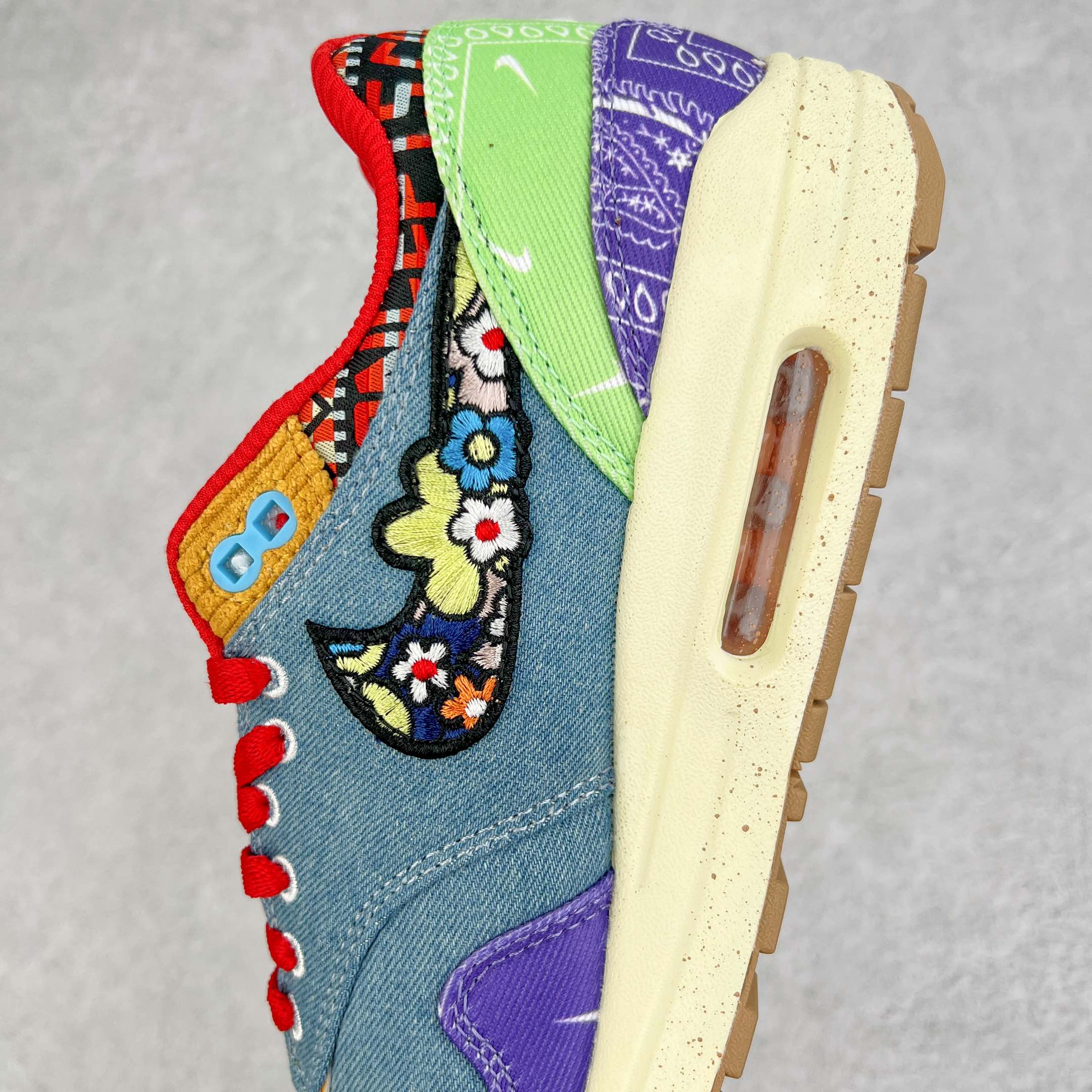 Concepts Air Max 1 SP Far Out 紫红蓝 腰果花 低筒 减震运动鞋 休闲鞋 板鞋 男鞋 女鞋 DN1803-500