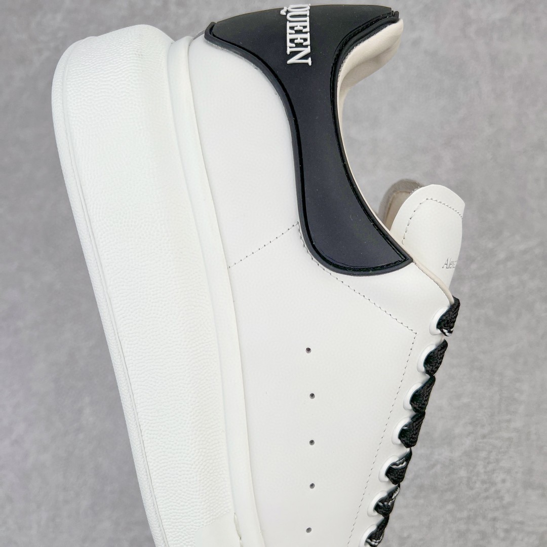 Alexander McQueen 麦昆 黑尾 白字 低筒 板鞋 休闲鞋 厚底鞋 增高鞋 男鞋 女鞋 625156WHXMT9034