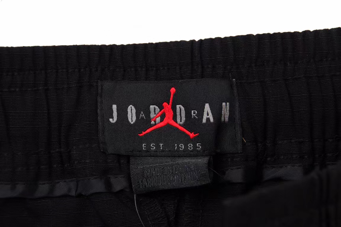 Air Jordan 6 Travis Scott  黑色 聯名 多口袋工裝休閒褲 長褲 直筒褲 棉褲 中腰 春秋款 男款 CQ4394-010
