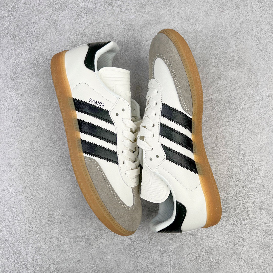 Pharrell adidas originals Samba 黑白 低筒 复古板鞋 休闲鞋 男鞋 女鞋 HP3383