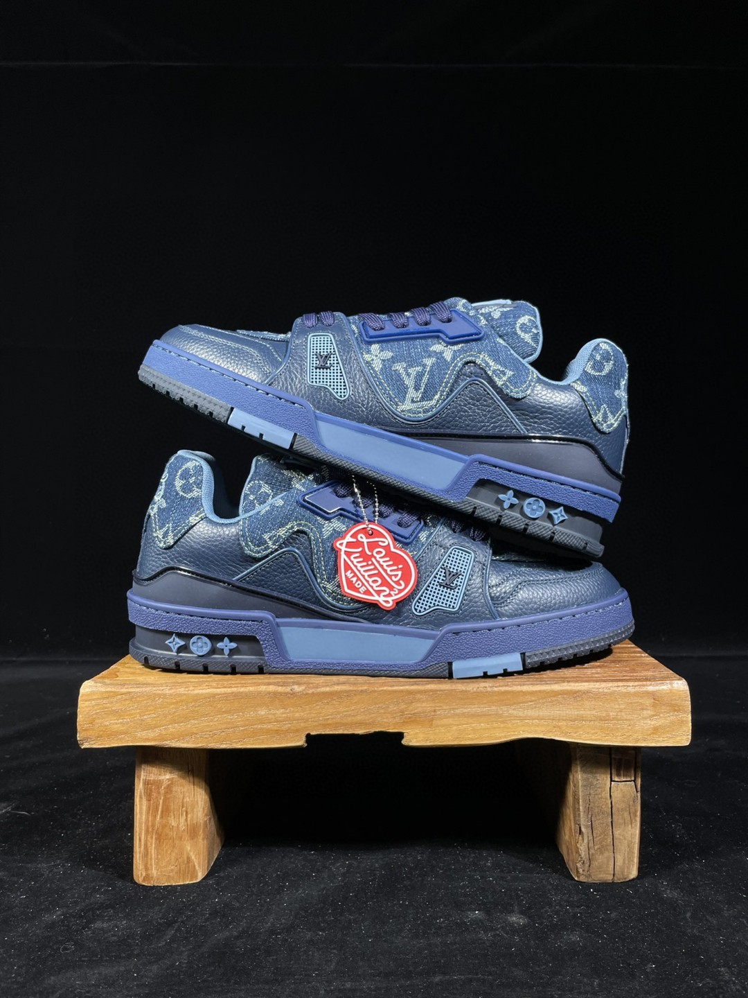 Nigo Louis Vuitton 路易威登  Nigo2 联名款 Trainer 蓝色 低筒 休闲鞋 板鞋 运动鞋 男鞋 女鞋 1A9IQ1