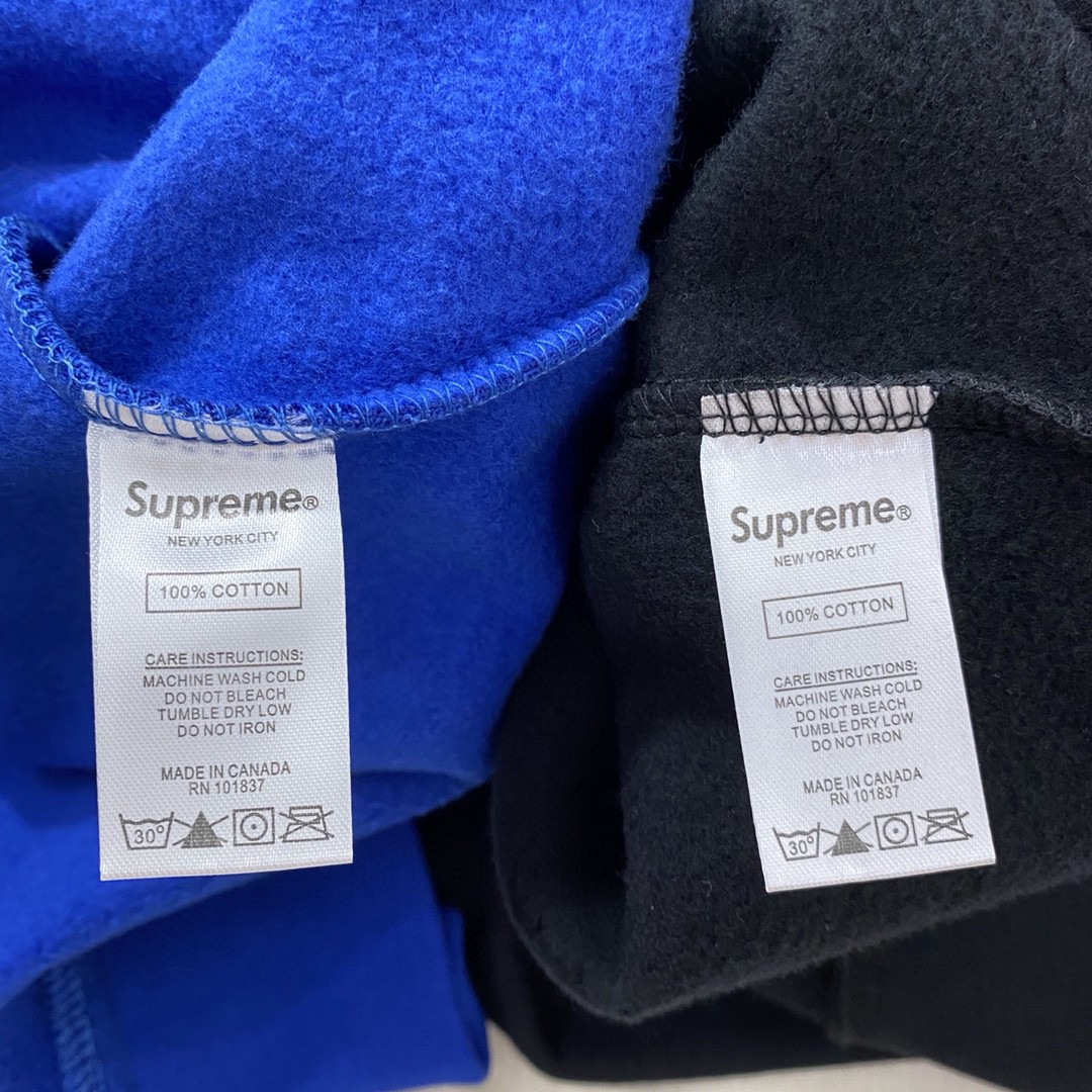 Supreme Week 5 Thrasher 联名款 Hooded Sweatshirt  黑色 蓝色 滑板连帽卫衣 加绒 套头 宽松 男女同款 SUP-FW21-203