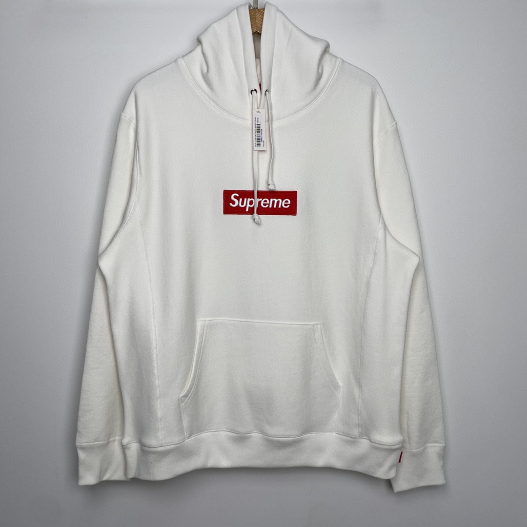 Supreme Week 16 Box Logo Hooded Sweatshirt Box Logo 徽标 白色 连帽卫衣 加绒 套头 宽松 男女同款 SUP-FW21-353