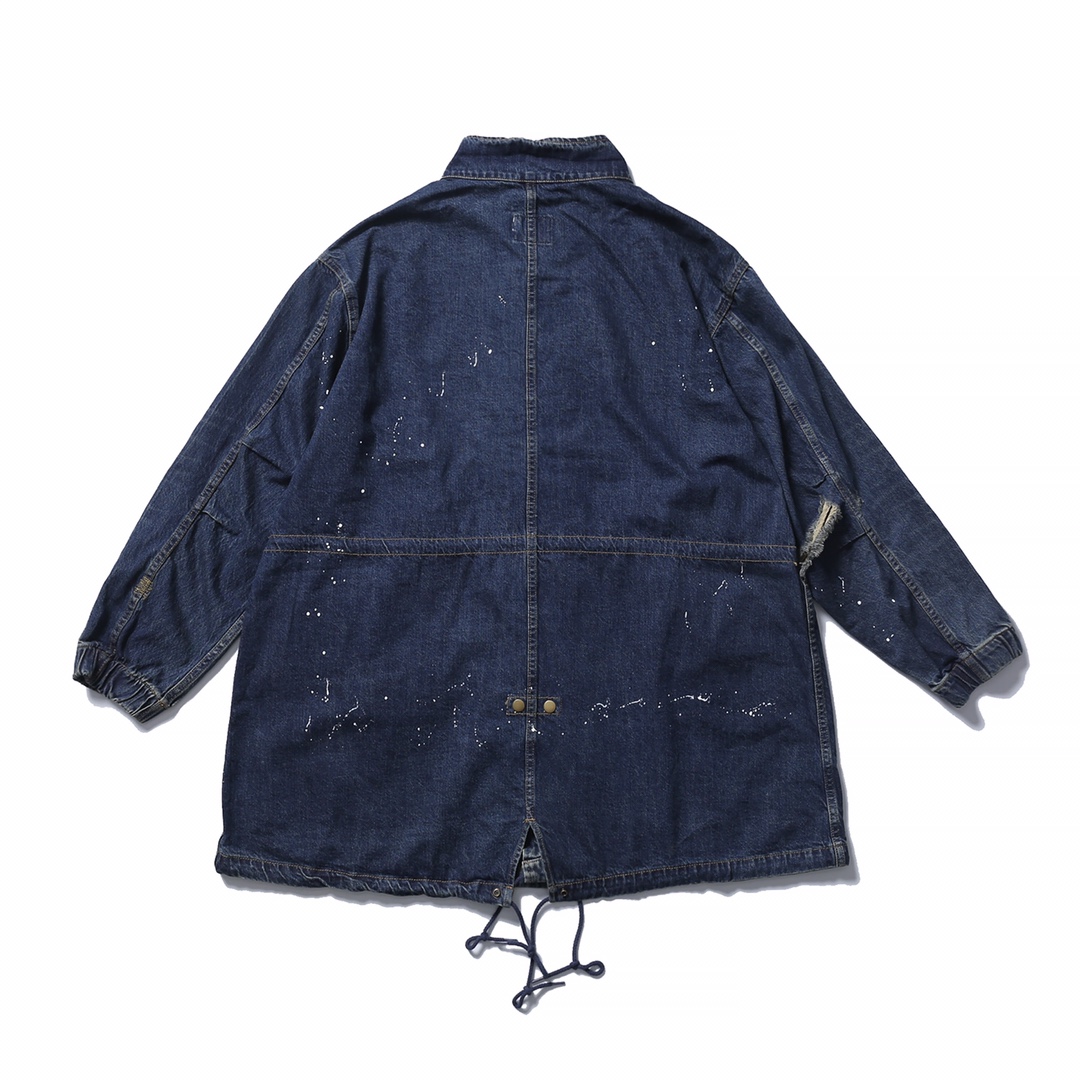 MADNESS MDNS M51  牛仔破洞 泼墨 日系 外套长袖 秋冬季 休闲 男女同款