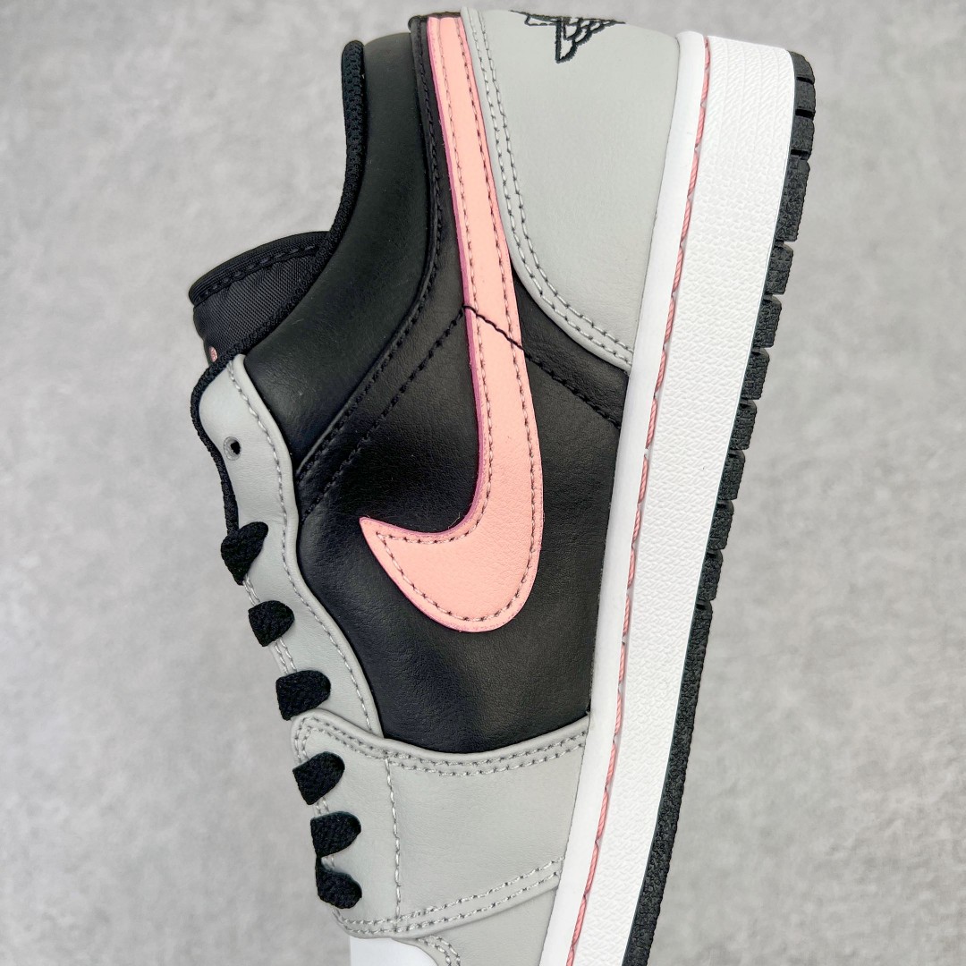 Air Jordan 1 Low AJ1 白黑粉 板鞋 休闲鞋 女鞋 男鞋 553558-062