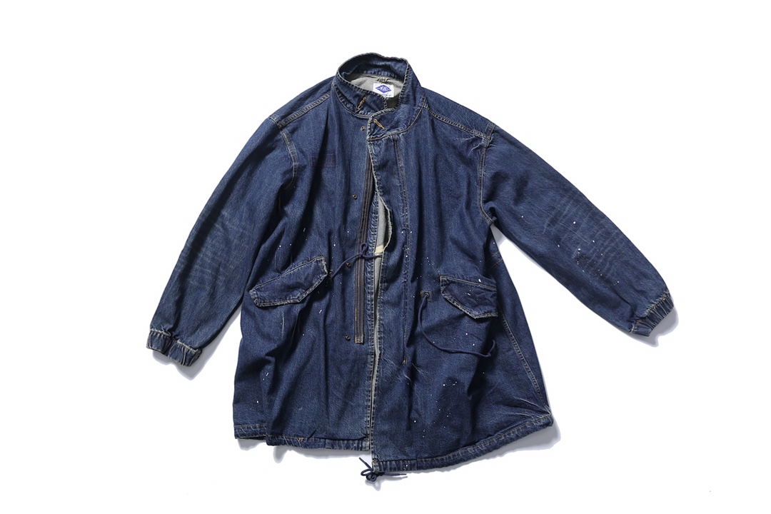 MADNESS MDNS M51  牛仔破洞 泼墨 日系 外套长袖 秋冬季 休闲 男女同款