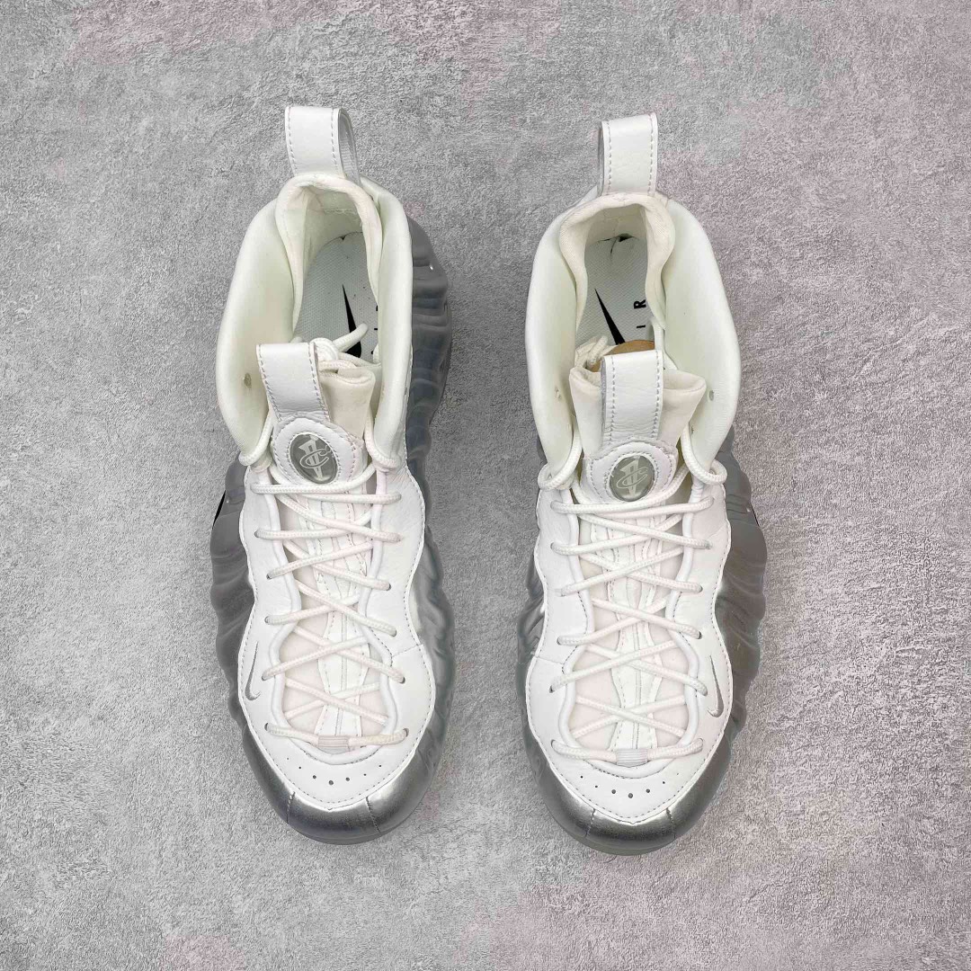 NIKE Air Foamposite One Chrome White 银喷 喷泡 篮球鞋 男鞋 碳板 AA3963-100