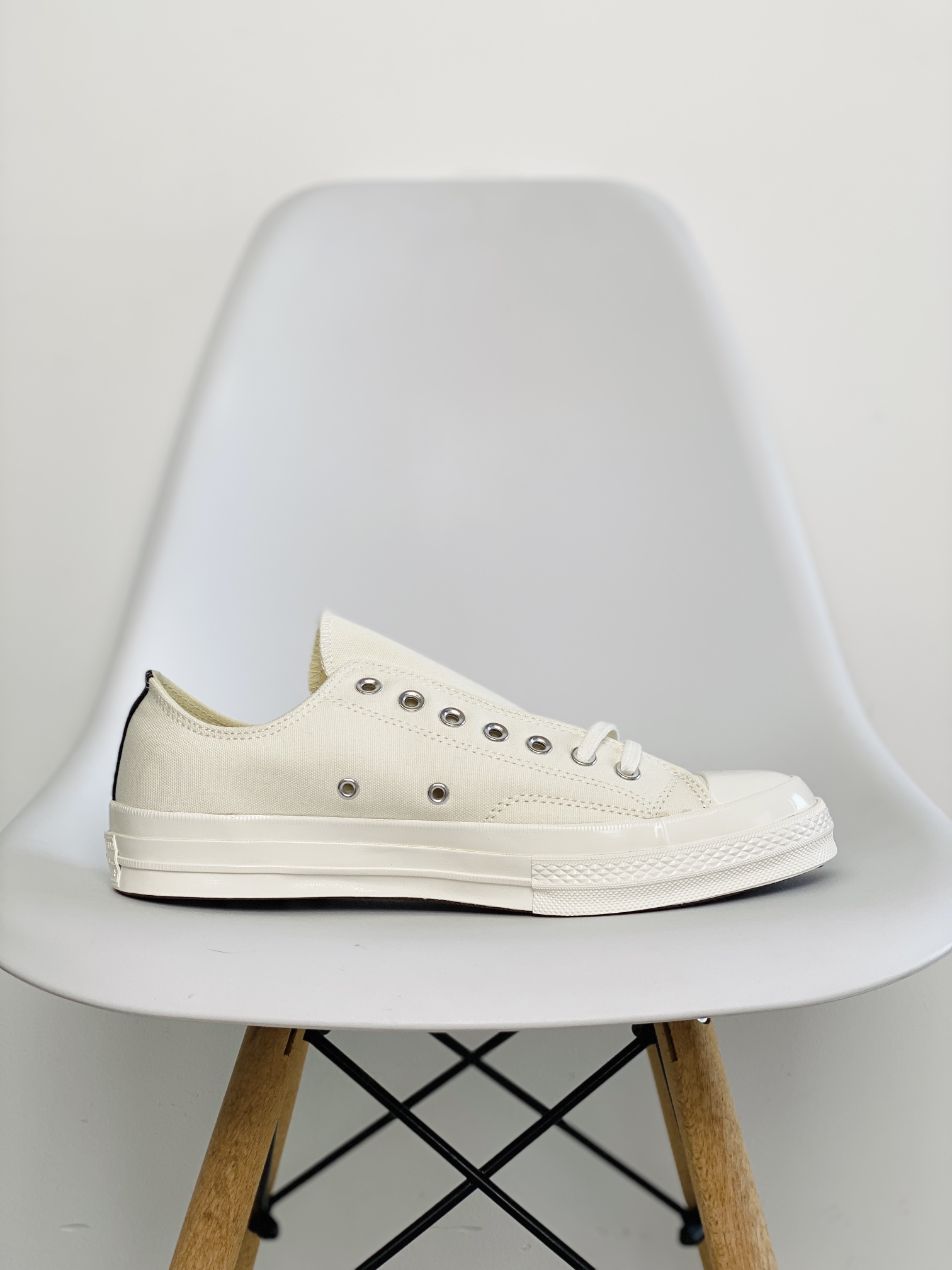 CDG Converse Chuck Taylor All Star 1970S 白色 川久保玲 爱心联名款  低筒 帆布鞋 板鞋 休闲鞋  男鞋 女鞋 150207C