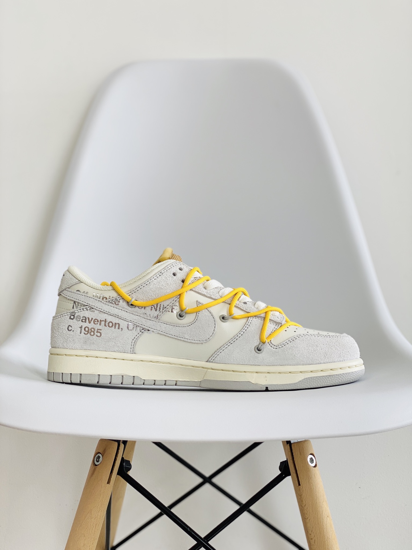 NO.39 Off-White Duunk  Low THE 50-39 灰白 麂皮 低筒 板鞋 休闲鞋 滑板鞋 男鞋 女鞋 DJ0950-109