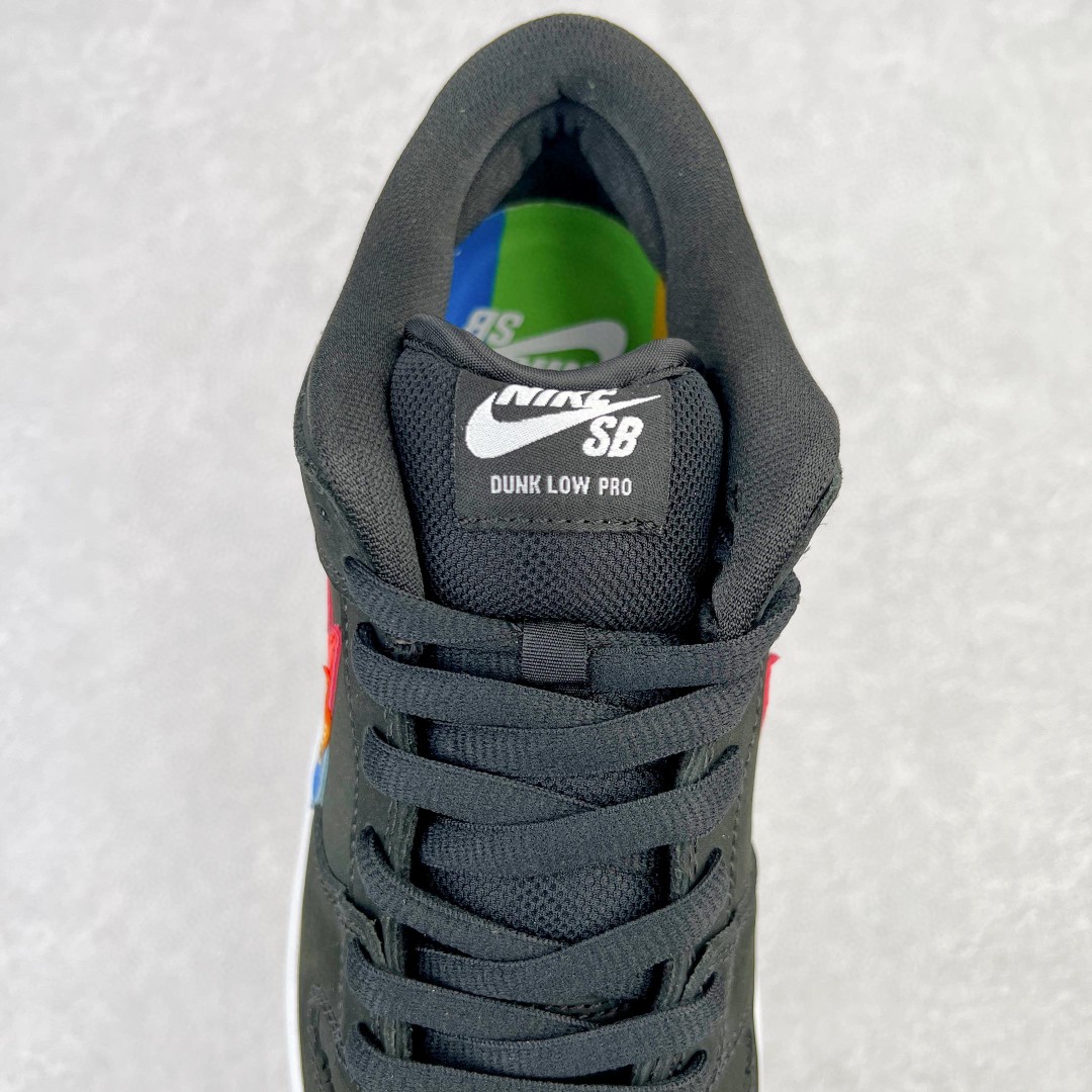  Polaroid x SB Dunk Low Pro QS Beyond the Rainbow 宝丽来联名 黑彩虹 黑白 低筒 板鞋 休闲鞋 男鞋 女鞋 DH7722-001