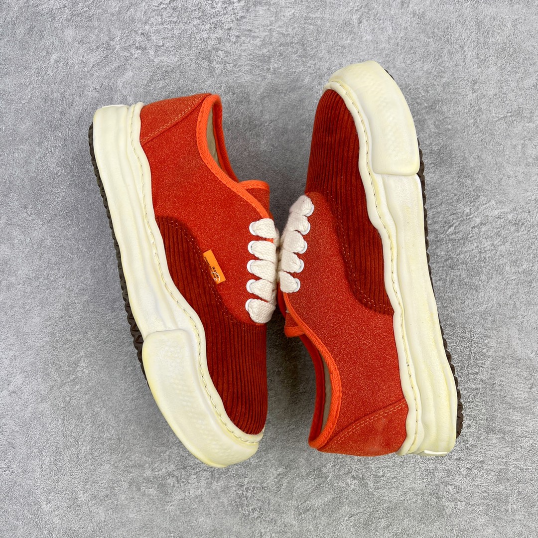 MIHARA YASUHIRO Original MMY 三原康裕 橙红 低筒 溶胶鞋 帆布鞋 板鞋 休闲鞋 增高鞋 男鞋 女鞋 