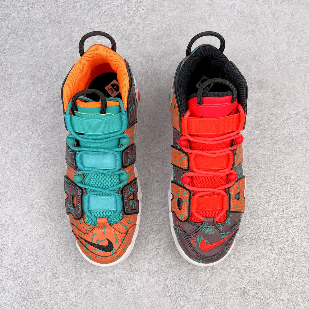 新版 Nike Air More Uptempo What 90s 皮蓬 褐橙低筒 篮球鞋 男鞋 女鞋 AT3408-800