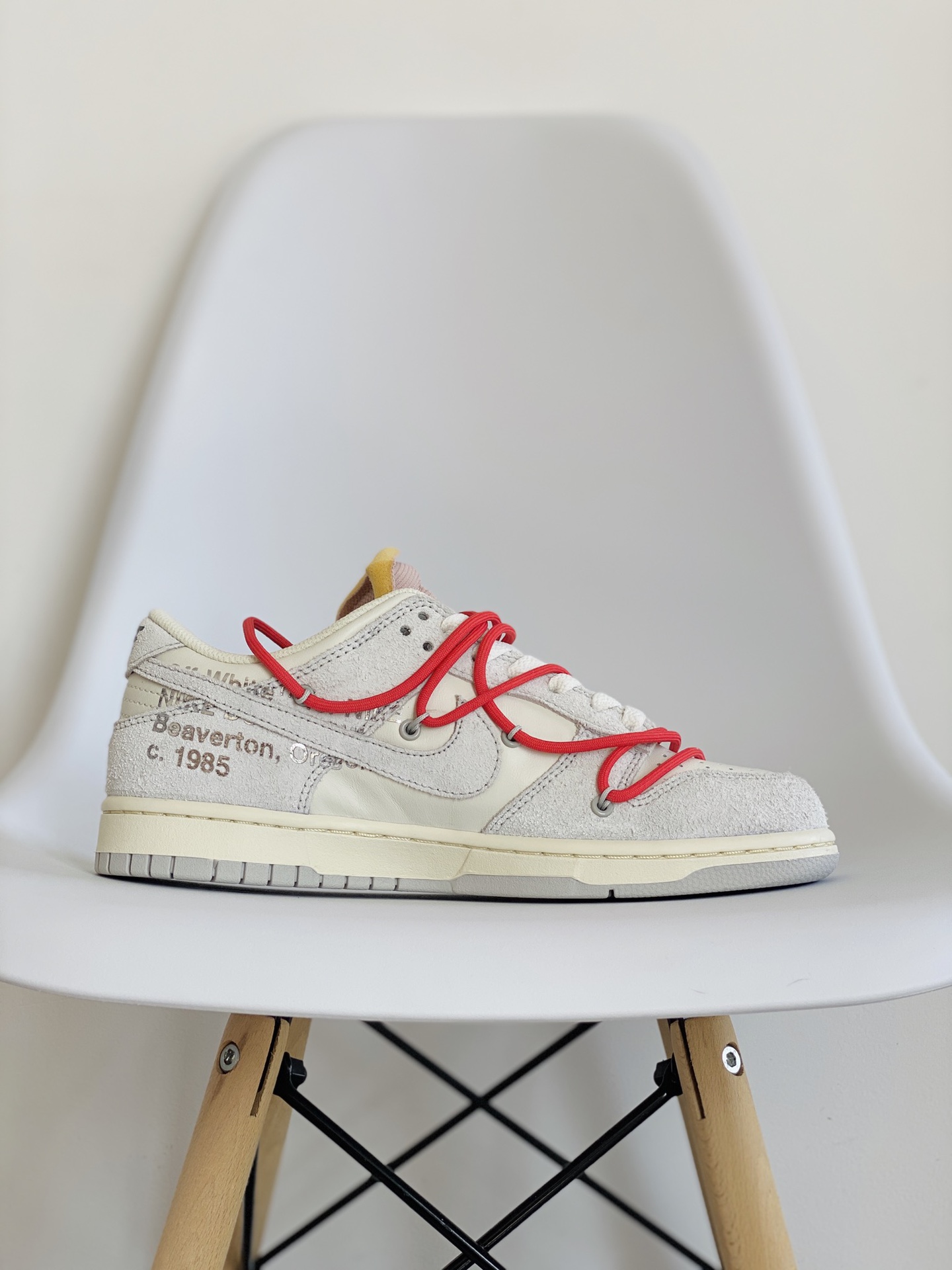 NO.33 Off-White Duunk  Low THE 50-33 灰白 麂皮 低筒 板鞋 休闲鞋 滑板鞋 男鞋 女鞋 DJ0950-118