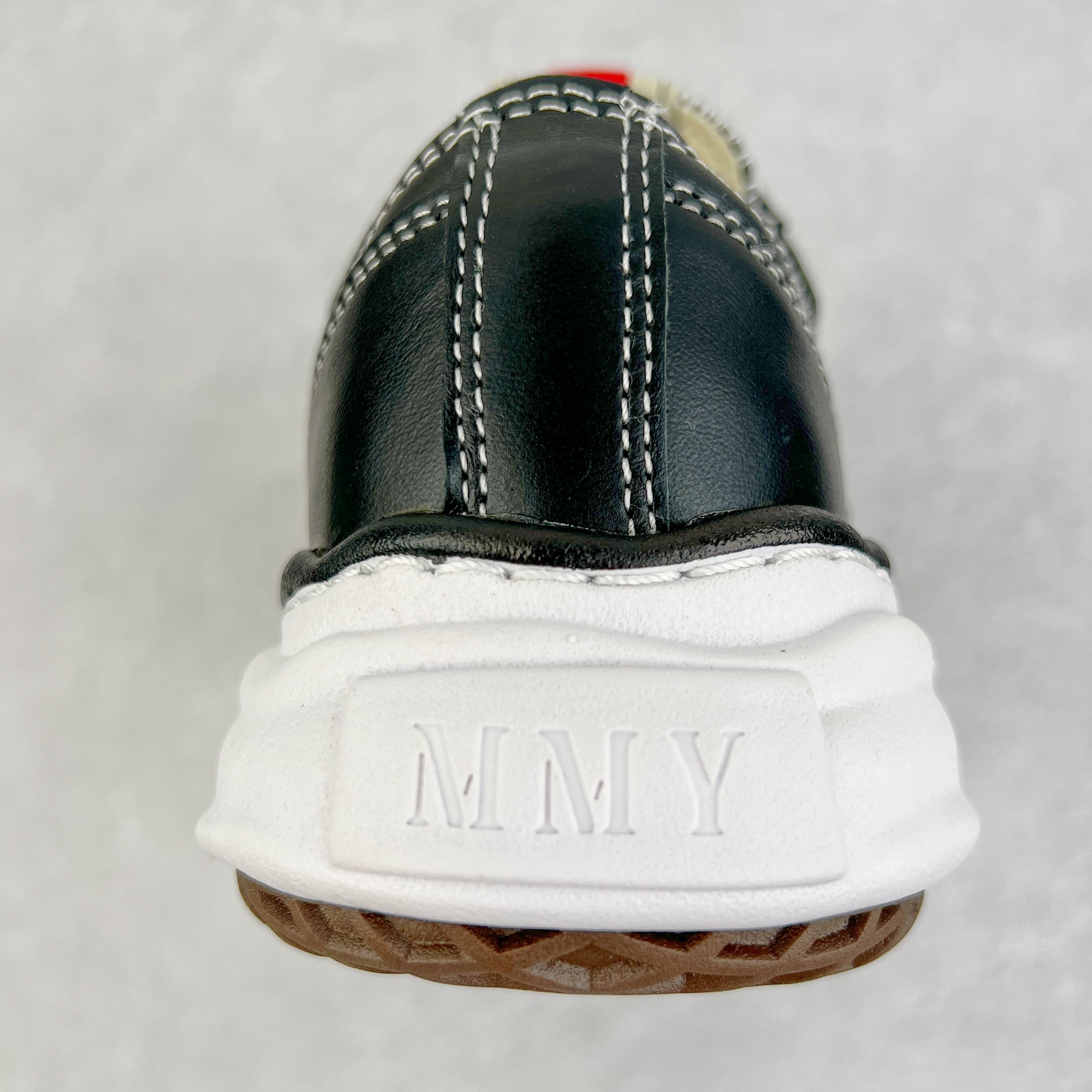 MIHARA YASUHIRO Original MMY 三原康裕 黑色 皮面 低筒 溶胶鞋 帆布鞋 板鞋 休闲鞋 增高鞋 男鞋 女鞋 