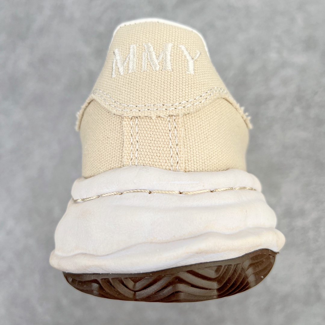 MIHARA YASUHIRO Original MMY 三原康裕 米黄 做旧  低筒 溶胶鞋 帆布鞋 板鞋 休闲鞋 增高鞋 男鞋 女鞋 A08FW710