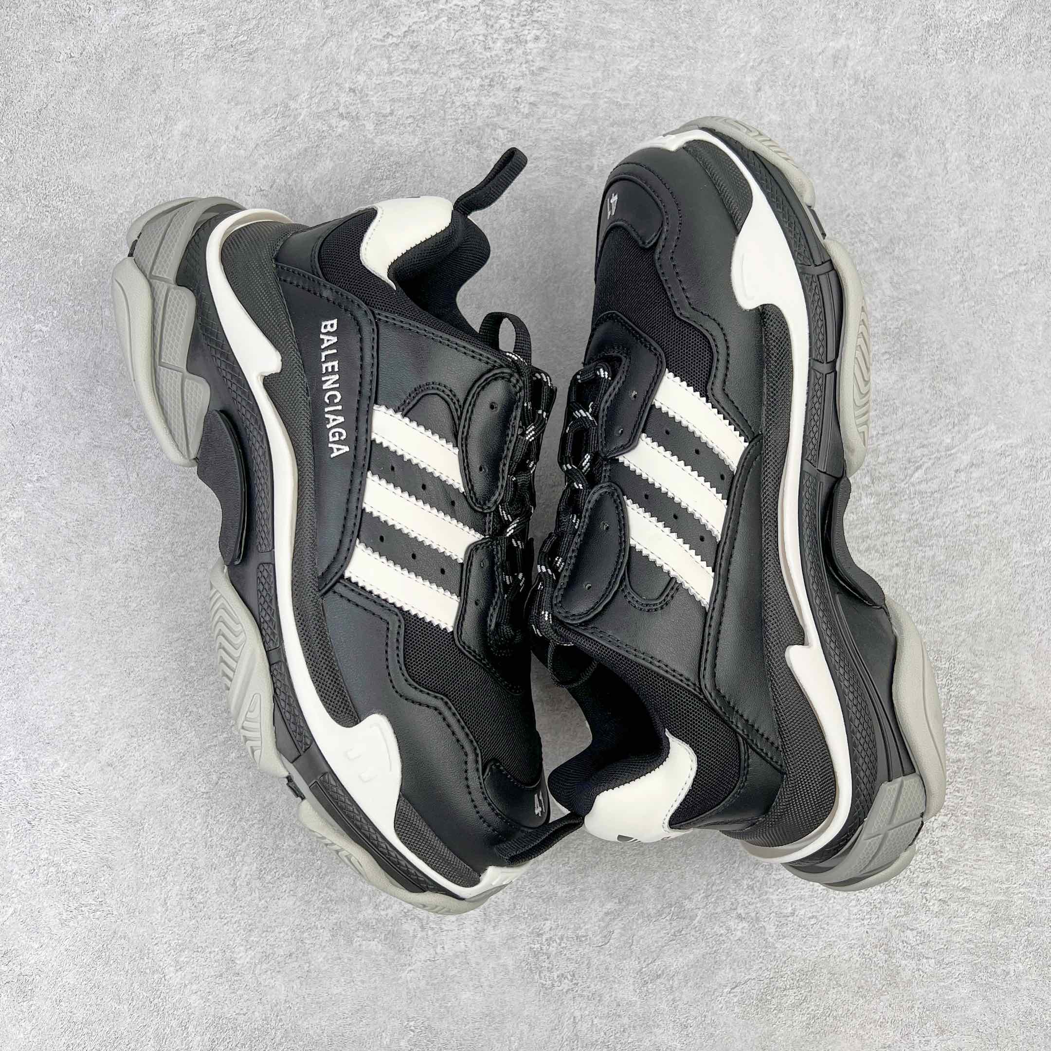Adidas Balenciaga Track 1.0 巴黎世家 黑色 老爹鞋 运动 复古板鞋 休闲鞋 男鞋 女鞋 710021W2ZB19112