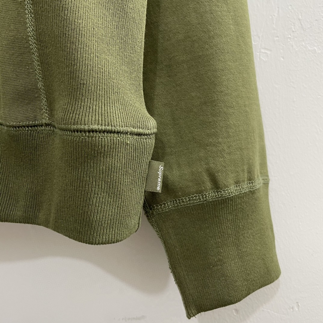 Supreme Week 15 Cross Box Logo Hooded Sweatshirt Logo 刺绣徽标 绿色 连帽卫衣 加绒加厚 宽松 男女同款 SUP-FW20-335