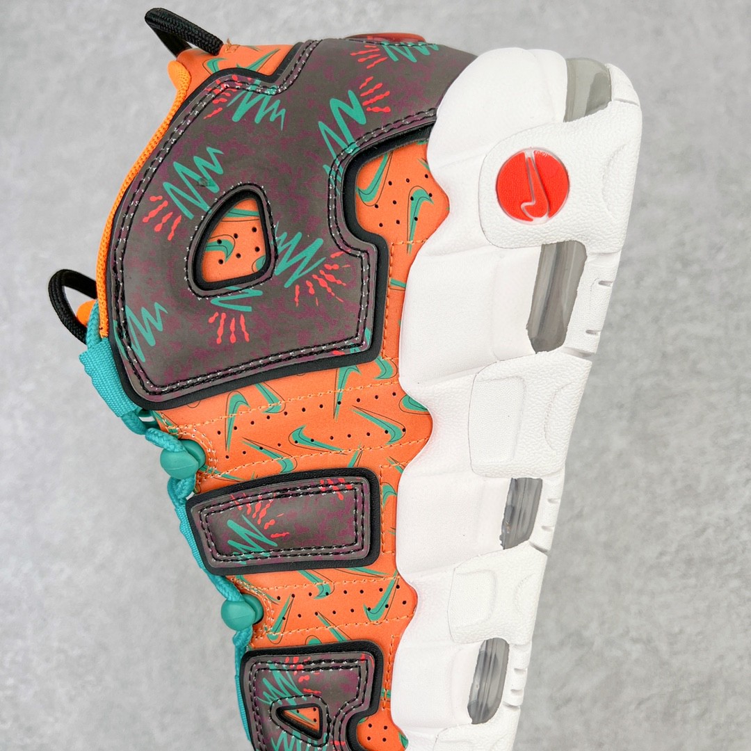 新版 Nike Air More Uptempo What 90s 皮蓬 褐橙低筒 篮球鞋 男鞋 女鞋 AT3408-800