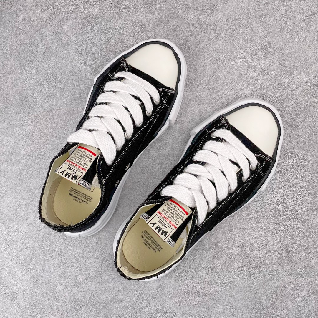 MIHARA YASUHIRO Original MMY 三原康裕 黑色 低筒 溶胶鞋 帆布鞋 板鞋 休闲鞋 增高鞋 男鞋 女鞋 A01FW702