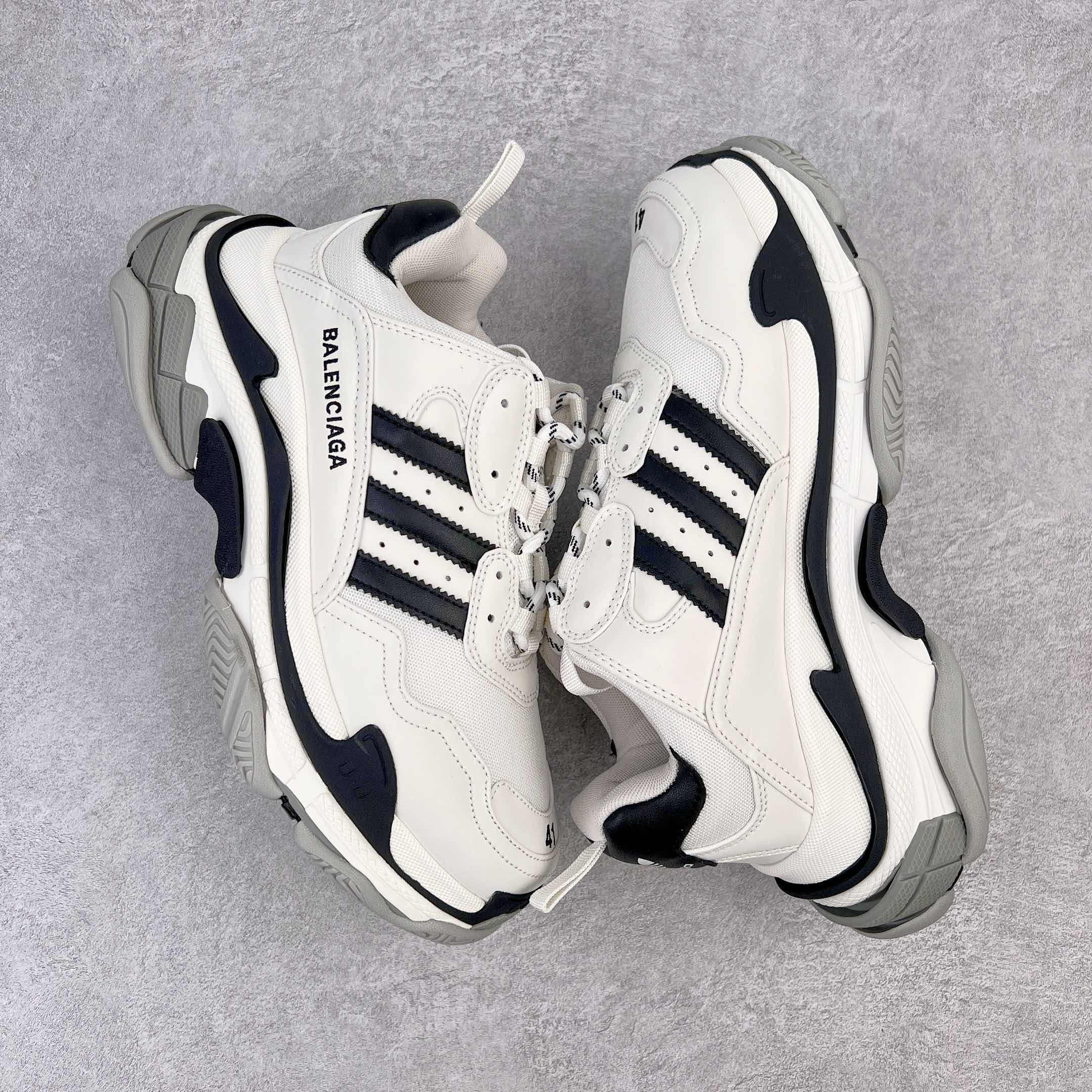 Adidas Balenciaga Track 巴黎世家 白色 老爹鞋 运动 复古板鞋 休闲鞋 男鞋 女鞋 710021W2ZB19112