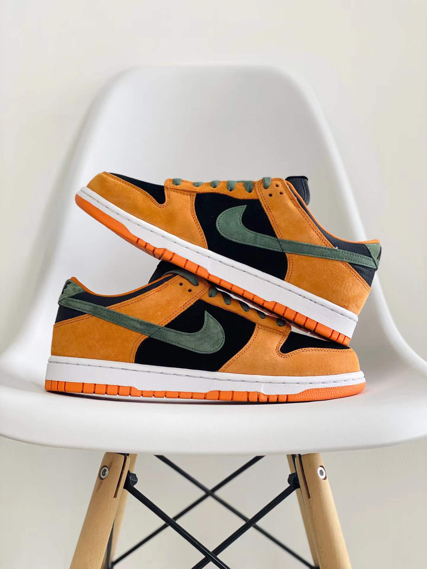  dunk Low  Ceramic 黑橙  低筒 复古板鞋 休闲鞋 男鞋 女鞋 DA1469-001