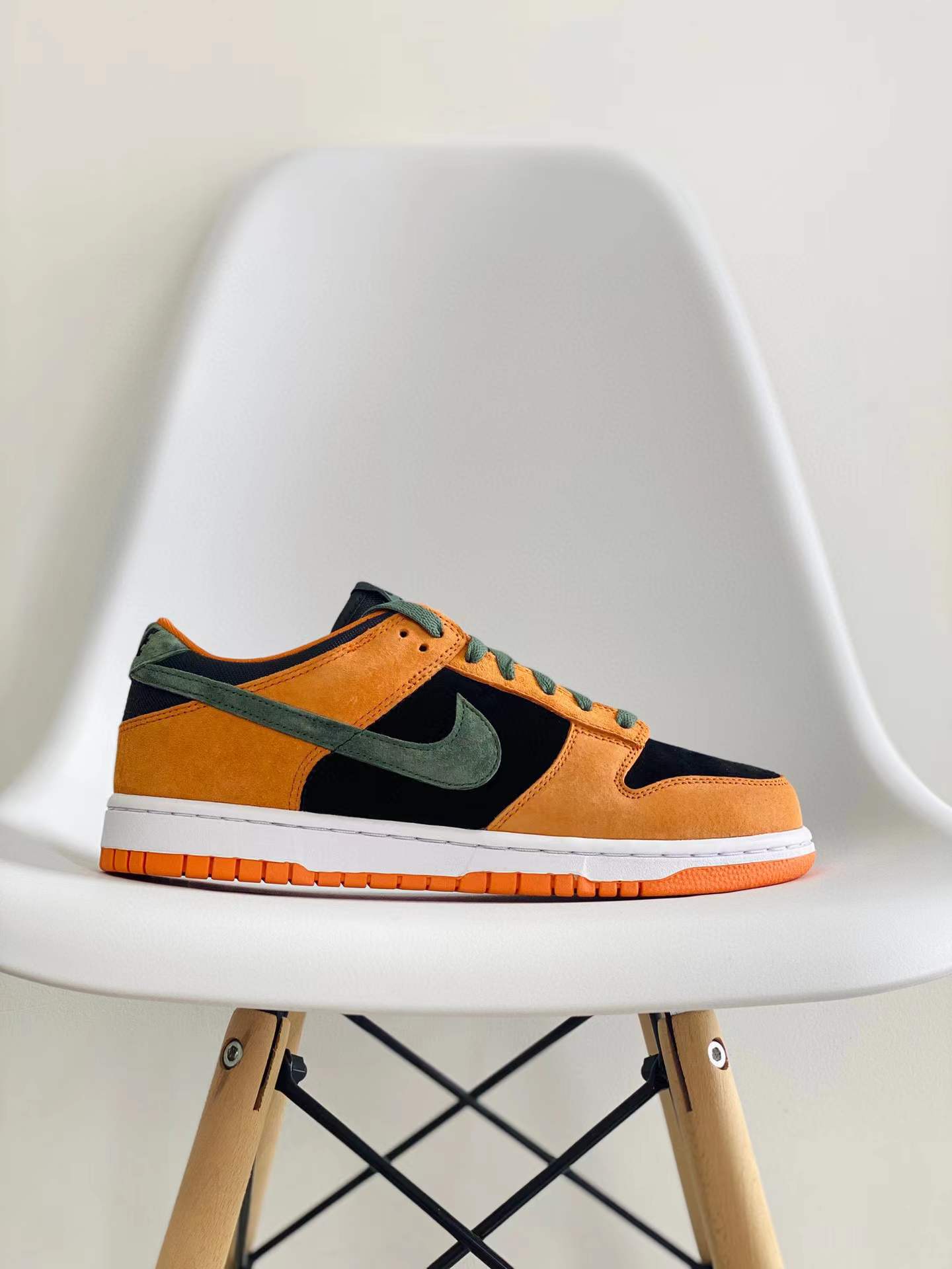  dunk Low  Ceramic 黑橙  低筒 复古板鞋 休闲鞋 男鞋 女鞋 DA1469-001