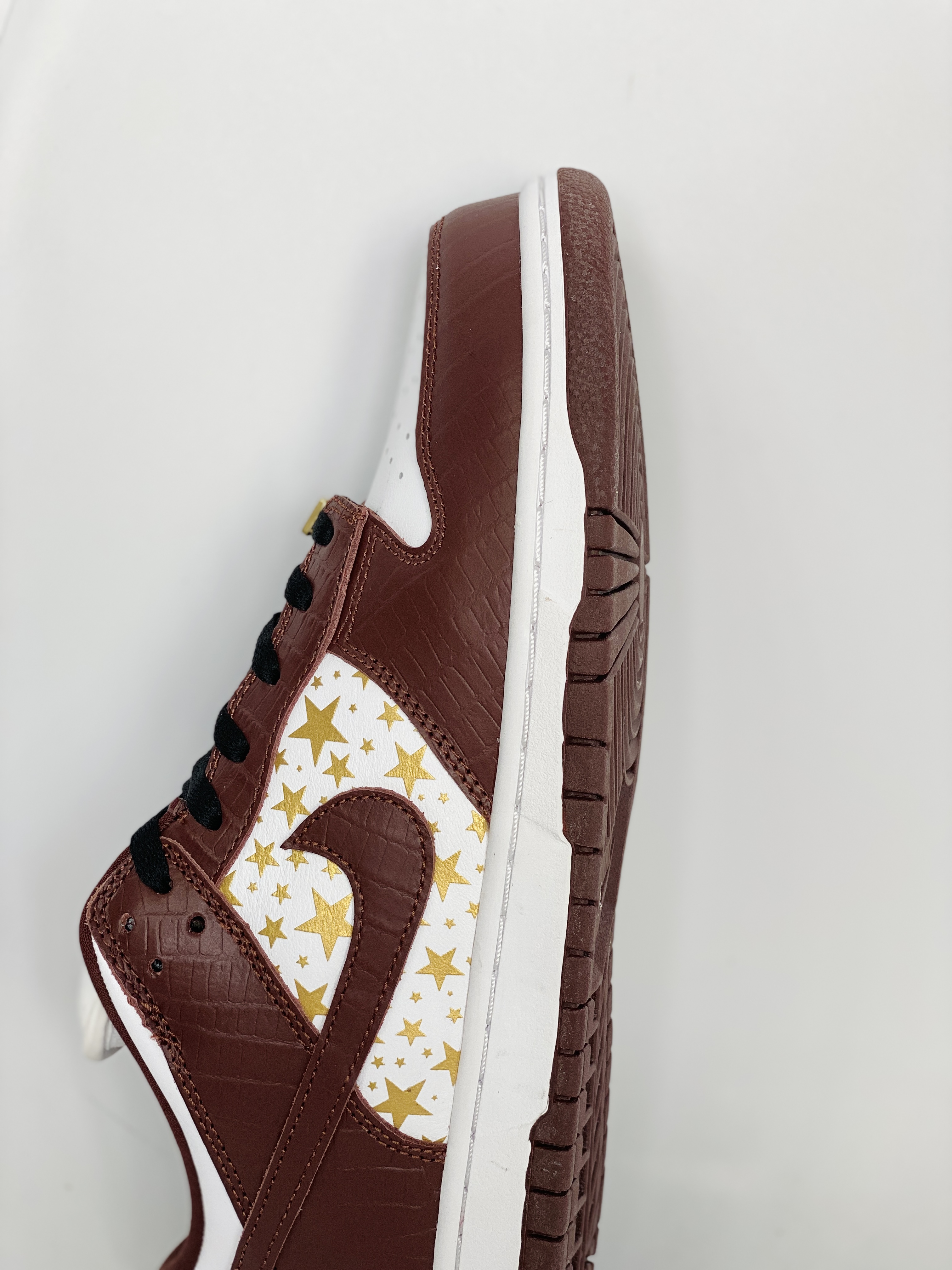 Supreme x SB Dunk Low Barkroot Brown 联名 白红金 低筒 复古板鞋 休闲鞋 男鞋 女鞋 DH3228-103