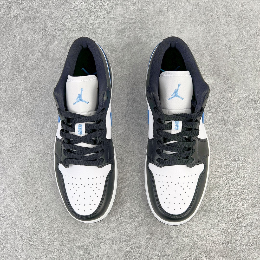 Air Jordan 1 Low University Blue AJ1 黑白蓝 板鞋 休闲鞋 女鞋 男鞋 DC0774-041