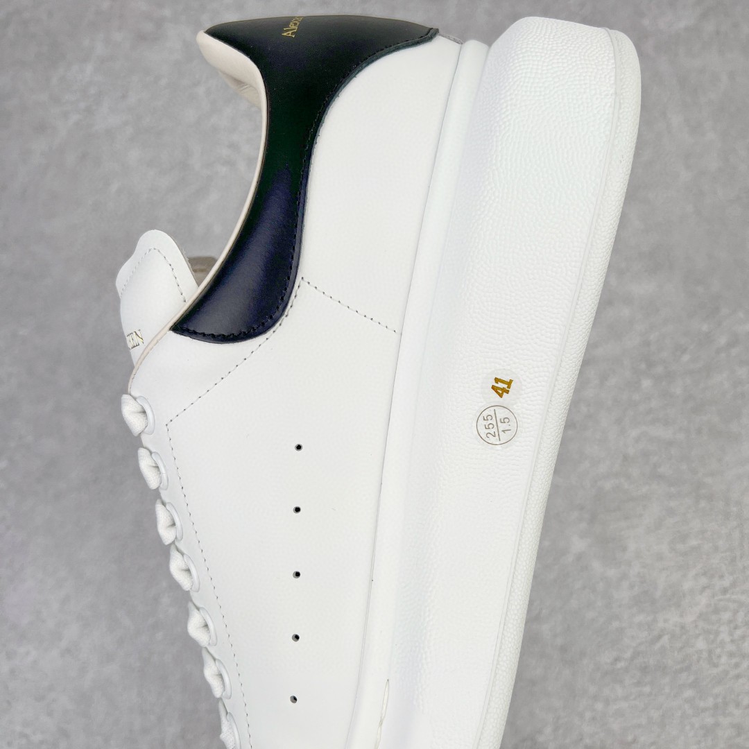 Alexander McQueen 麦昆 黑白 皮尾 低筒 板鞋 休闲鞋 厚底鞋 增高鞋 男鞋 女鞋 553680WHGP59061