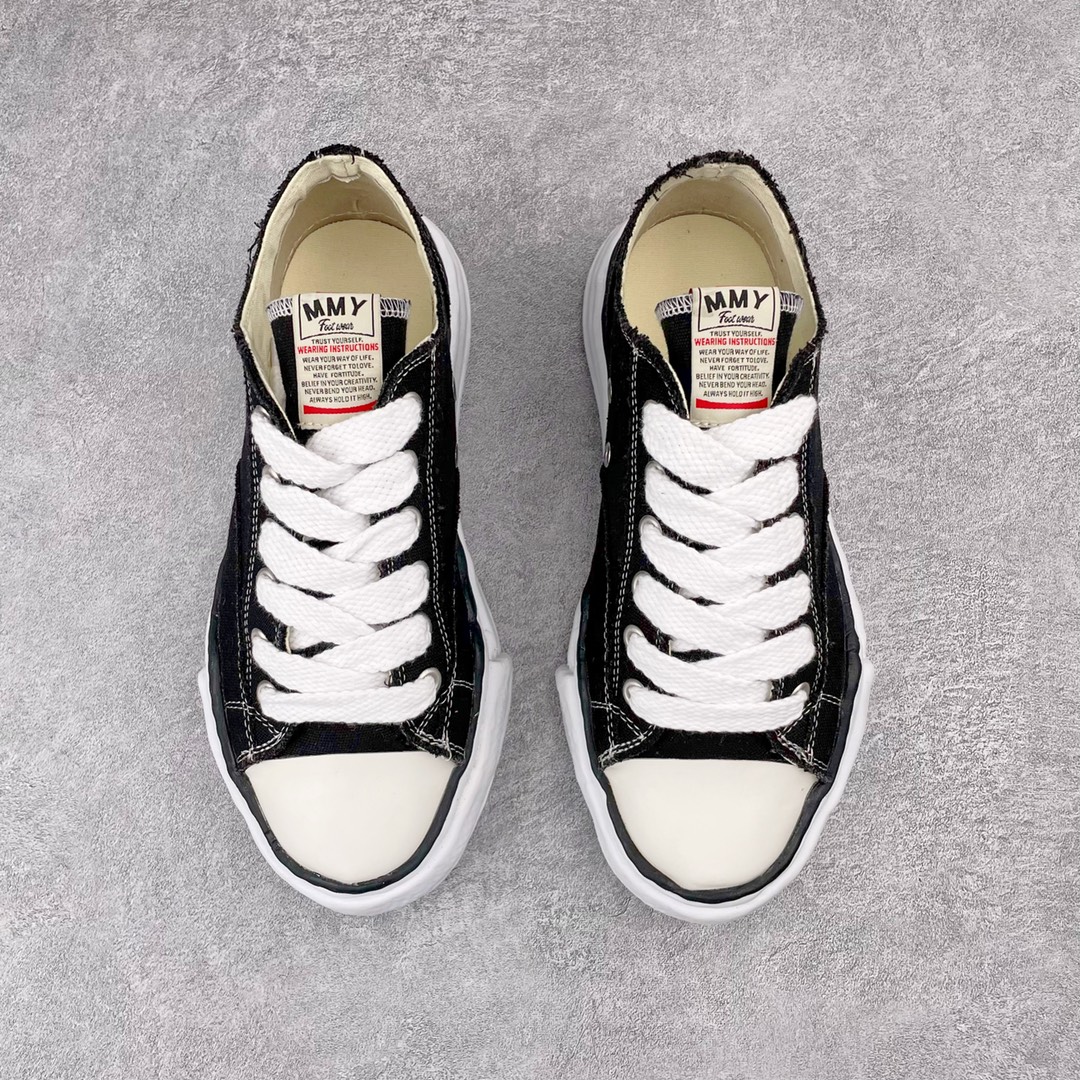 MIHARA YASUHIRO Original MMY 三原康裕 黑色 低筒 溶胶鞋 帆布鞋 板鞋 休闲鞋 增高鞋 男鞋 女鞋 A01FW702