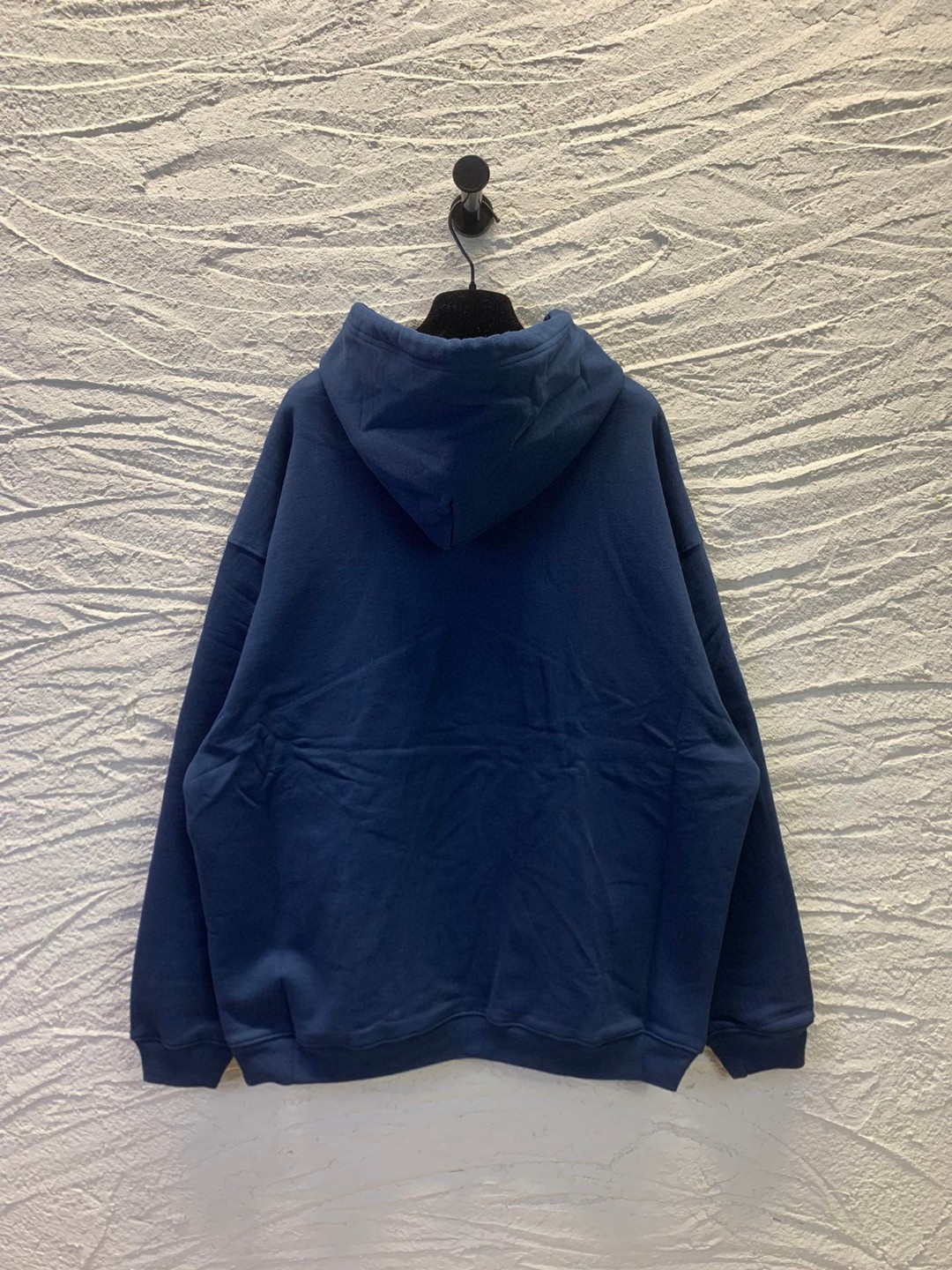 Balenciaga SS21 马拉松运动员 印花 蓝色 连帽卫衣 套头卫衣 长袖 秋冬 男女同款 641679TJVI74866